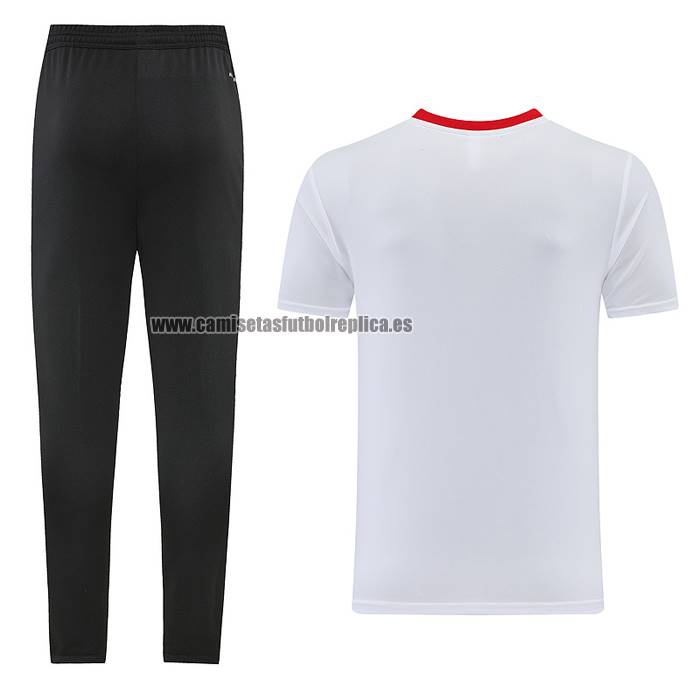 Chandal del Manchester United Manga Corta 2023-24 Blanco